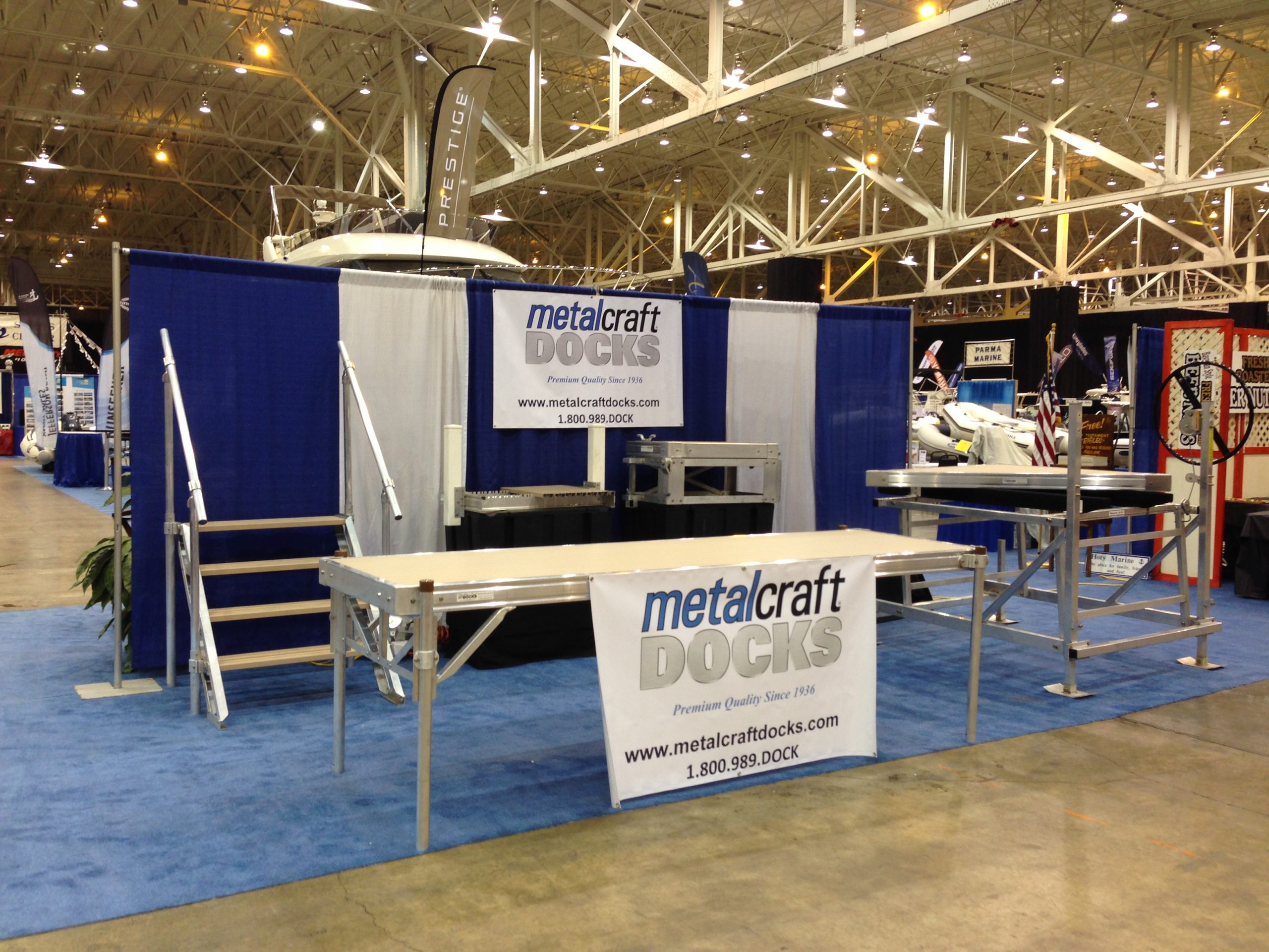 Join us at the MidAmerica Boat Show Metal Craft Docks